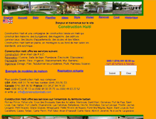 Tablet Screenshot of constructionhaiti.com